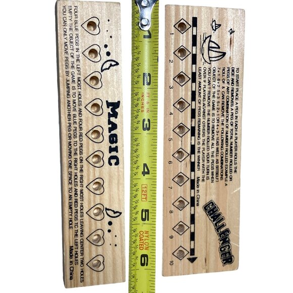 7 PIECE WOOD BRAIN TEASER GAMES - Picture 6 of 9